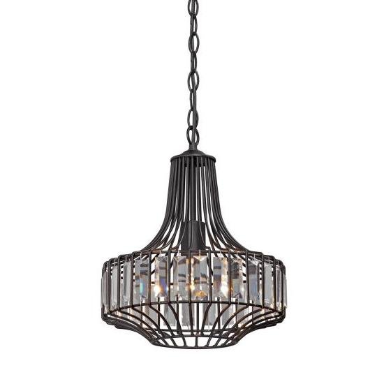 Люстра Glass Plate Pendant #5 Black Черный Люстра Glass Plate Pendant #5 Black Черный в Кирове | Loft Concept