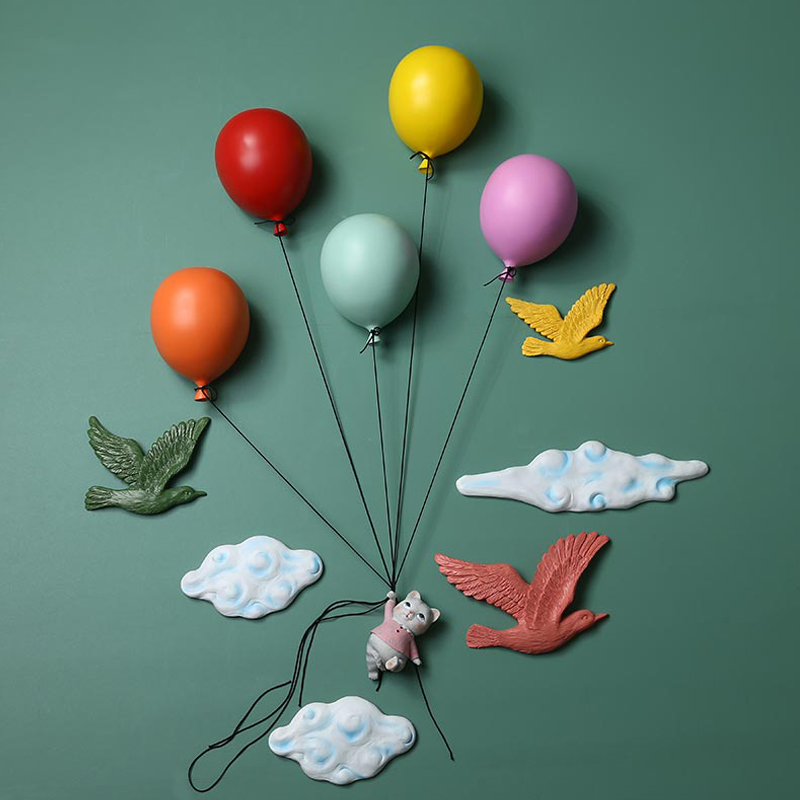Аксессуар на стену Kitten on Balloon Мульти Аксессуар на стену Kitten on Balloon Мульти в Кирове | Loft Concept