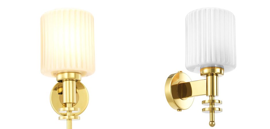 Бра Eichholtz Wall Lamp Ponza Gold Бра Eichholtz Wall Lamp Ponza Gold - Loft-Concept в Кирове