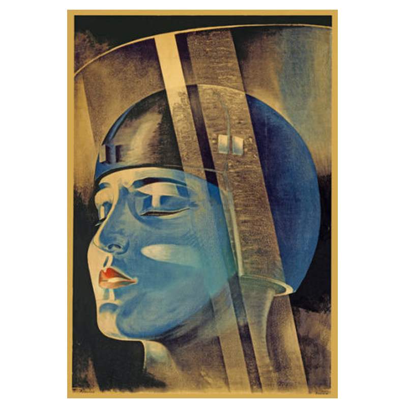 Poster Metropolis Постер "Метрополис" на Холсте Бежево-серый Poster Metropolis Постер "Метрополис" на Холсте Бежево-серый в Кирове | Loft Concept