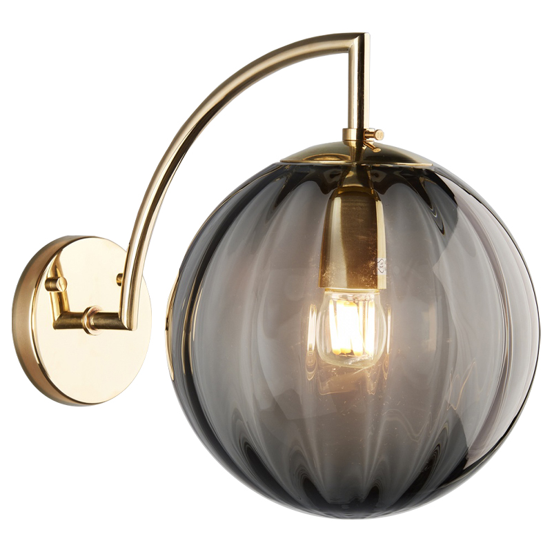 Бра Hector Sconce Gray Глянцевое золото Серый Бра Hector Sconce Gray Глянцевое золото Серый в Кирове | Loft Concept