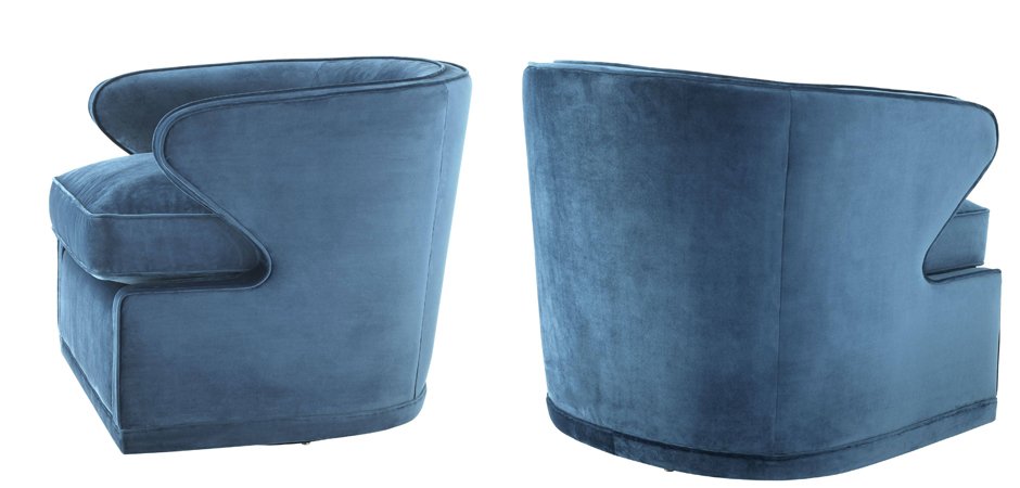 Кресло Eichholtz Chair Dorset Blue Кресло Eichholtz Chair Dorset Blue - Loft-Concept в Кирове