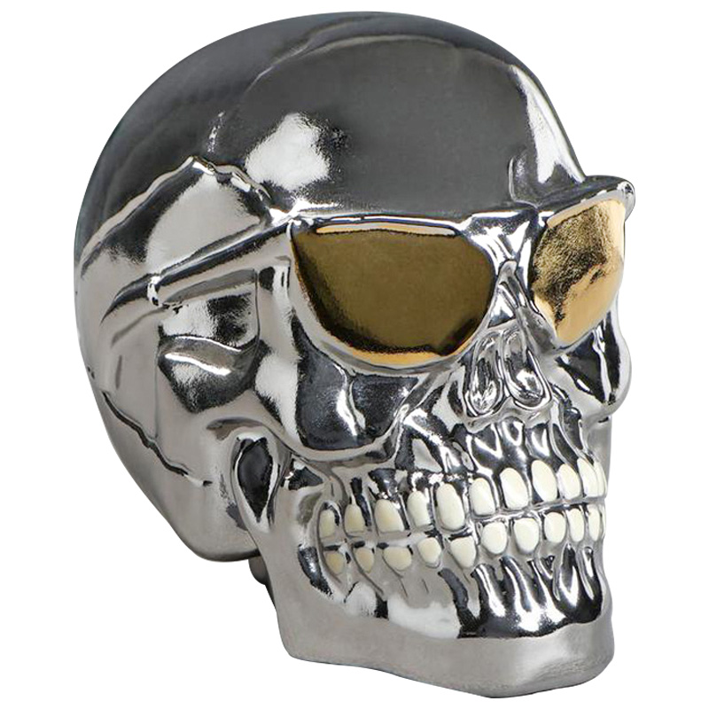 Статуэтка Silver Skull Серебряный Статуэтка Silver Skull Серебряный в Кирове | Loft Concept
