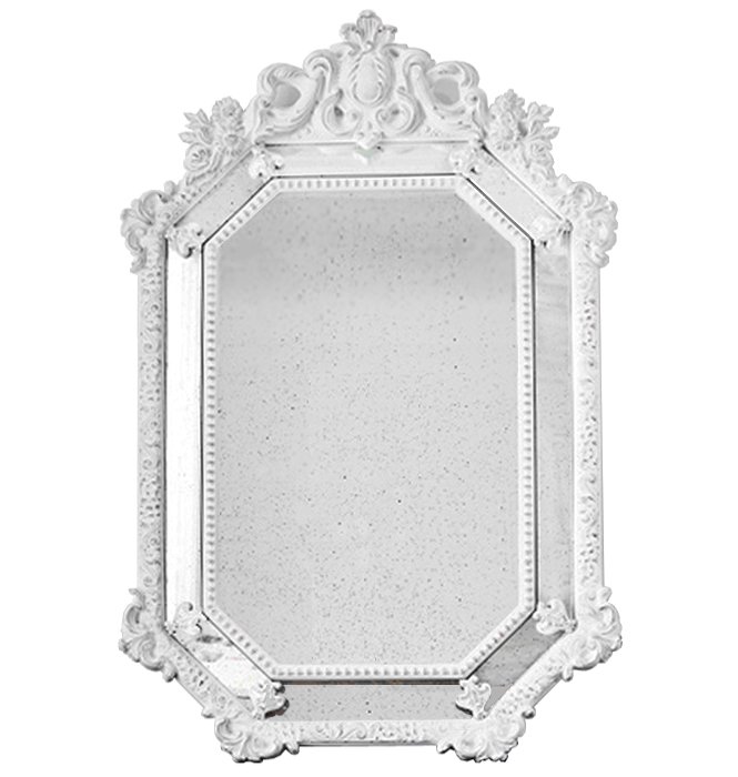 Зеркало Antique ornament White Белый Зеркало Antique ornament White Белый в Кирове | Loft Concept