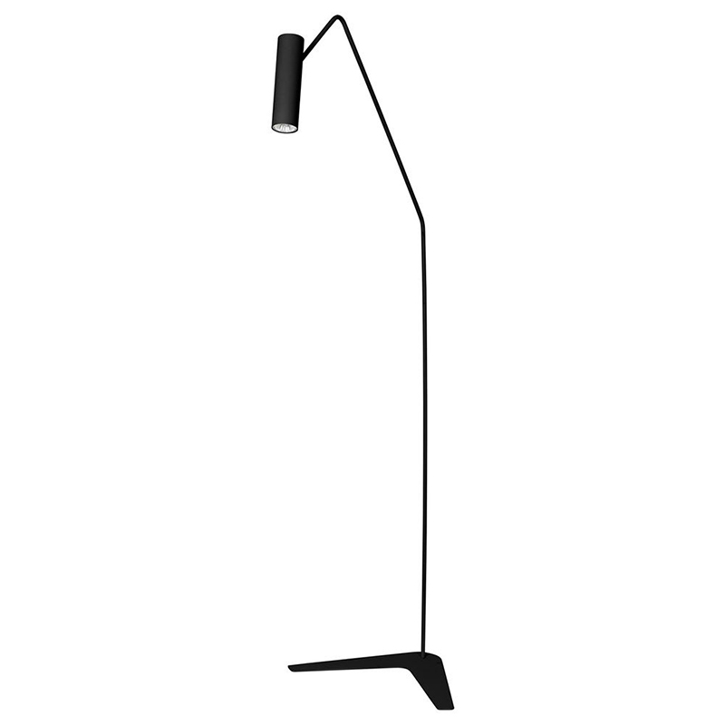 Торшер Tibo Trumpet Floor Lamp black Черный Торшер Tibo Trumpet Floor Lamp black Черный в Кирове | Loft Concept