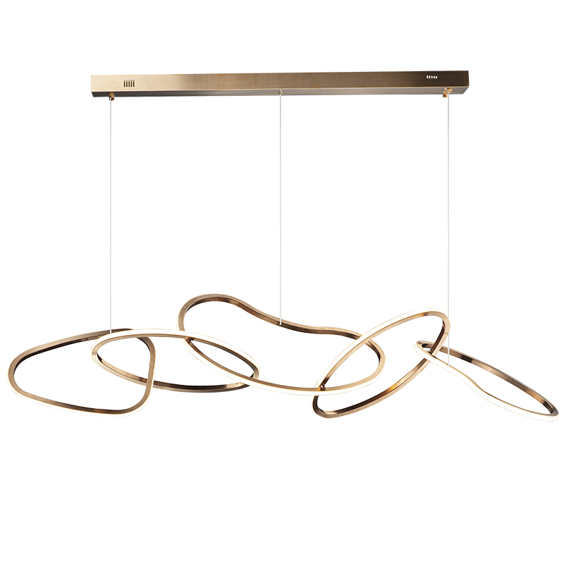Unfolded Hanging RING Gold Глянцевое золото Unfolded Hanging RING Gold Глянцевое золото в Кирове | Loft Concept