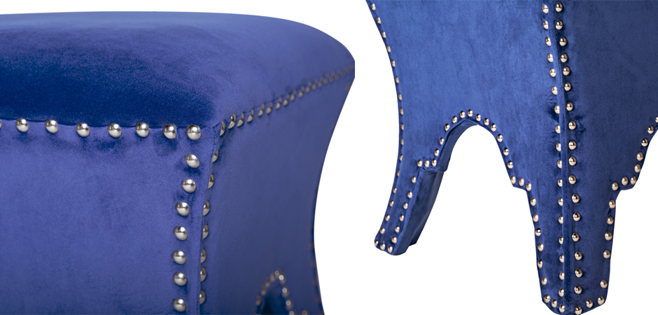 Пуф Pouf Blue Velor Пуф Pouf Blue Velor - Loft-Concept в Кирове