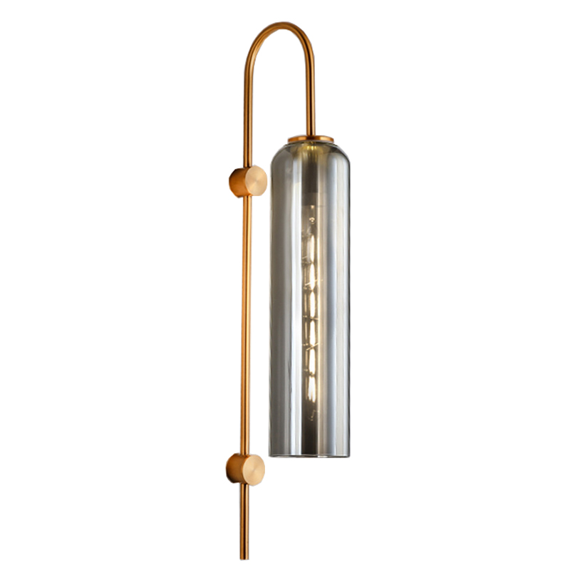 Бра ARTICOLO float Wall Sconce Gray Глянцевое золото Серый Бра ARTICOLO float Wall Sconce Gray Глянцевое золото Серый в Кирове | Loft Concept