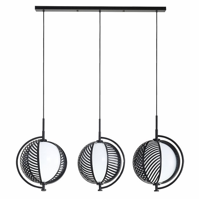 Подвесной светильник Mondo Mondo Triplette Pendant Черный Подвесной светильник Mondo Mondo Triplette Pendant Черный в Кирове | Loft Concept