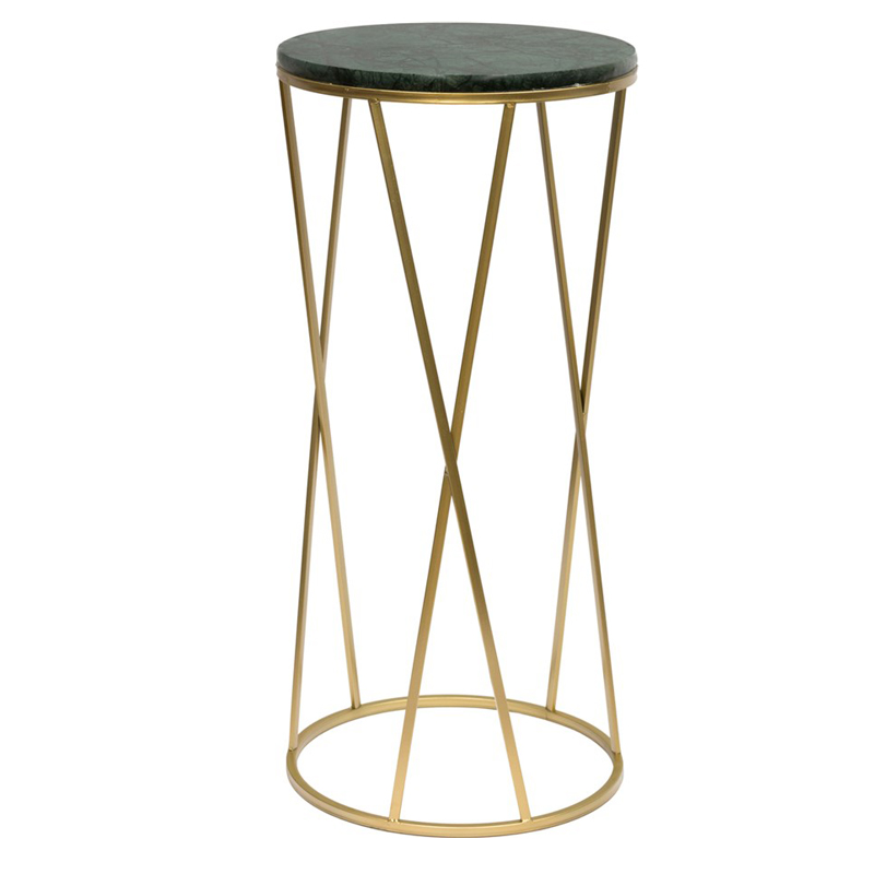 Подставка Geometry Stand Marble зеленый мрамор Малахит (зеленый) Золотой Подставка Geometry Stand Marble зеленый мрамор Малахит (зеленый) Золотой в Кирове | Loft Concept