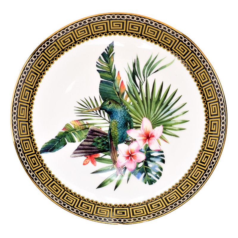 Тарелка TROPICS Pattern Colibri Мульти Тарелка TROPICS Pattern Colibri Мульти в Кирове | Loft Concept