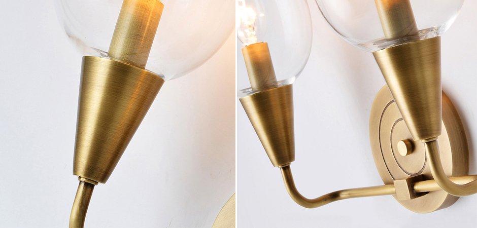 Бра VIOLA WALL Clear Lamp Double Бра VIOLA WALL Clear Lamp Double - Loft-Concept в Кирове