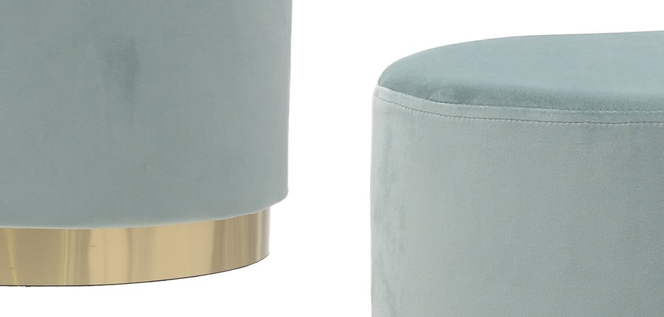 Пуф Golden Belt Turquoise Pastel Пуф Golden Belt Turquoise Pastel - Loft-Concept в Кирове