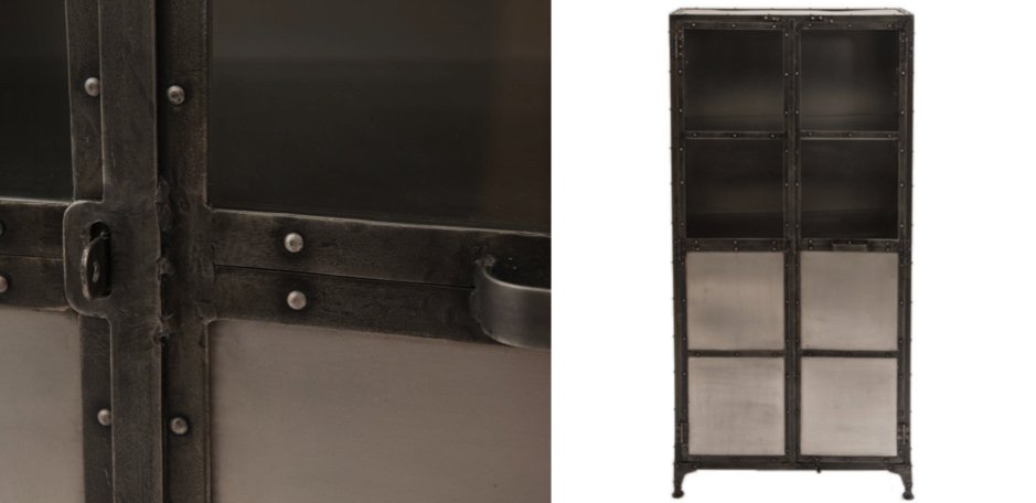 Буфет Industrial Steampunk Nickel Cabinet Буфет Industrial Steampunk Nickel Cabinet - Loft-Concept в Кирове