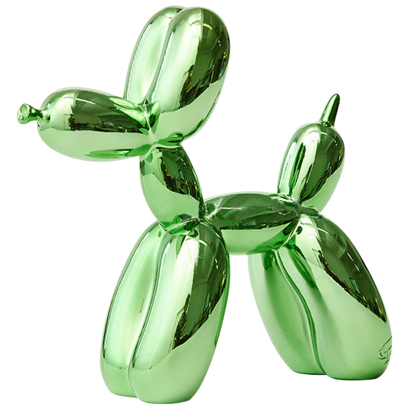Статуэтка Jeff Koons Balloon Dog Chrome Green Зеленый Статуэтка Jeff Koons Balloon Dog Chrome Green Зеленый в Кирове | Loft Concept