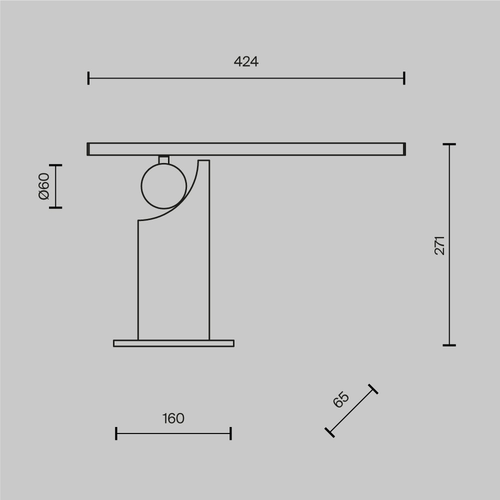 Настольный светильник Monumento 3000К 9Вт в Кирове
