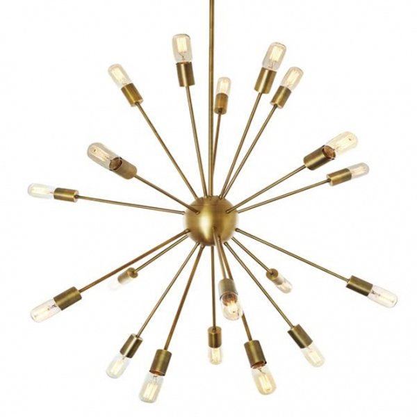 Люстра Sputnik Gold Chandelier Люстра Sputnik Gold Chandelier в Кирове | Loft Concept
