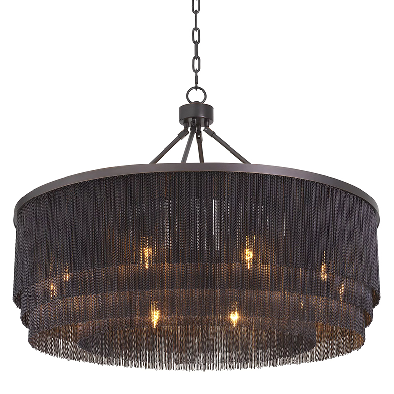 Люстра Eichholtz Chandelier Tissot L Темная бронза Люстра Eichholtz Chandelier Tissot L Темная бронза в Кирове | Loft Concept