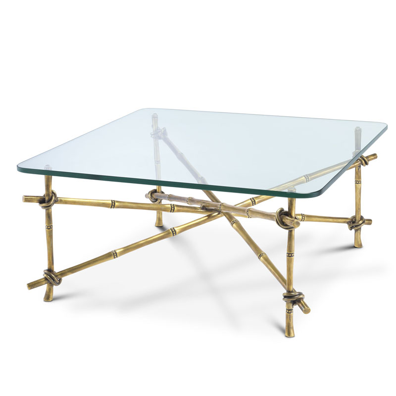 Кофейный стол Eichholtz COFFEE TABLE KAHALA Винтажная латунь Кофейный стол Eichholtz COFFEE TABLE KAHALA Винтажная латунь в Кирове | Loft Concept