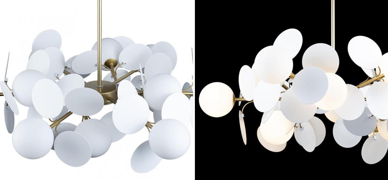 Люстра MATISSE Chandelier White 12 ламп - фото №1
