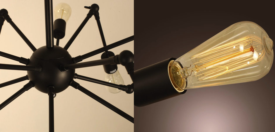 Люстра Loft Industrial Sputnik Chandelier Spider Люстра Loft Industrial Sputnik Chandelier Spider - Loft-Concept в Кирове