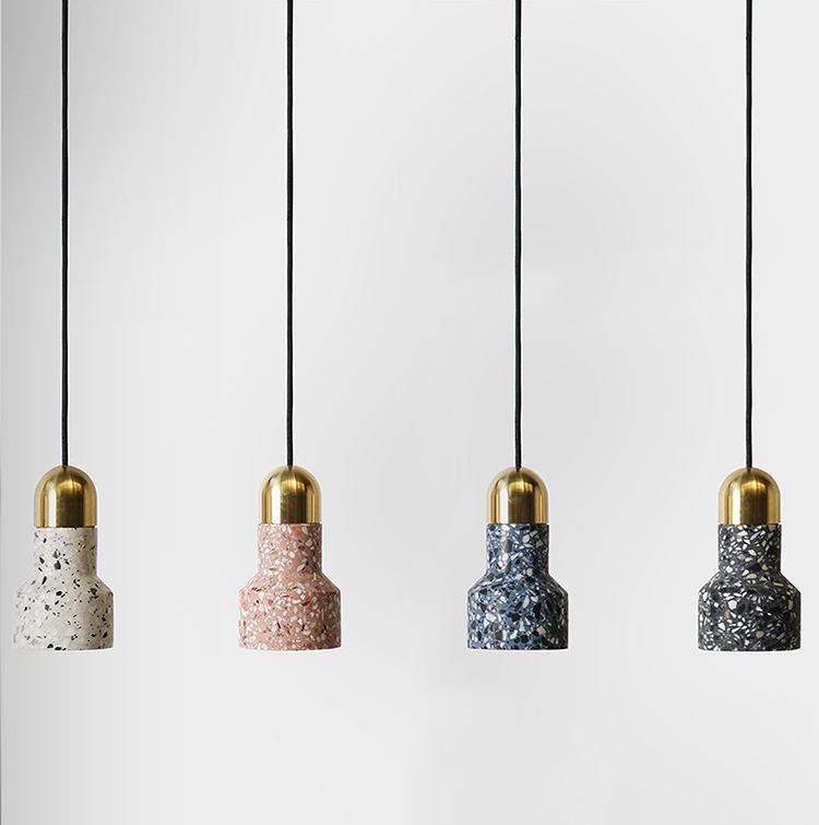 Подвесной светильник Terrazzo Light Белый Розовый пастельный Синий Графитовый Золотой Подвесной светильник Terrazzo Light Белый Розовый пастельный Синий Графитовый Золотой в Кирове | Loft Concept