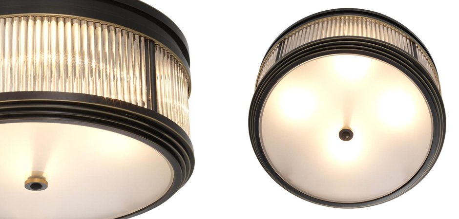 Потолочный светильник Ceiling Lamp Rousseau Bronze Потолочный светильник Ceiling Lamp Rousseau Bronze - Loft-Concept в Кирове