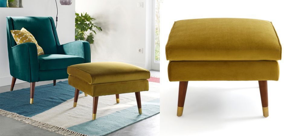 Пуф Classic Furniture горчичный Пуф Classic Furniture горчичный - Loft-Concept в Кирове