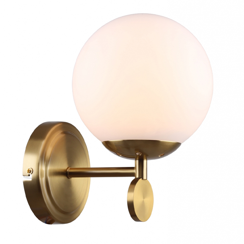 Бра Kyran Wall Lamp Bronze Бронза Белый Бра Kyran Wall Lamp Bronze Бронза Белый в Кирове | Loft Concept