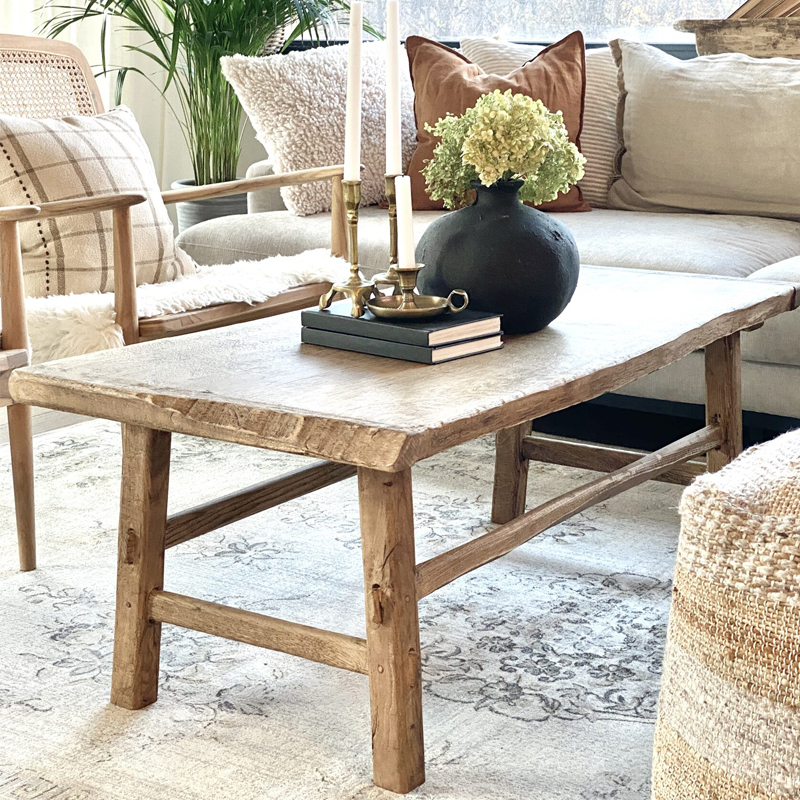 Кофейный стол с живым краем Reena Coffee Table Древесина Кофейный стол с живым краем Reena Coffee Table Древесина в Кирове | Loft Concept