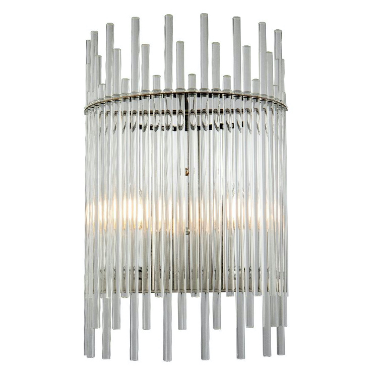 Бра Nembus Chromium Sconces Прозрачное Стекло Хром Бра Nembus Chromium Sconces Прозрачное Стекло Хром в Кирове | Loft Concept