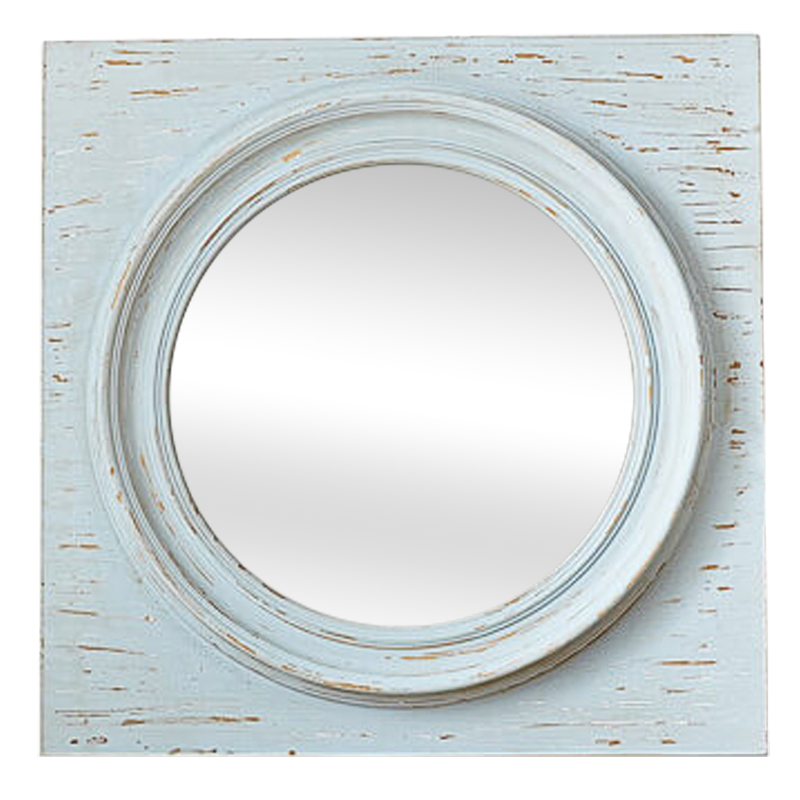 Зеркало Godolphin Mirror Pastel Blue Винтажный голубой Зеркало Godolphin Mirror Pastel Blue Винтажный голубой в Кирове | Loft Concept