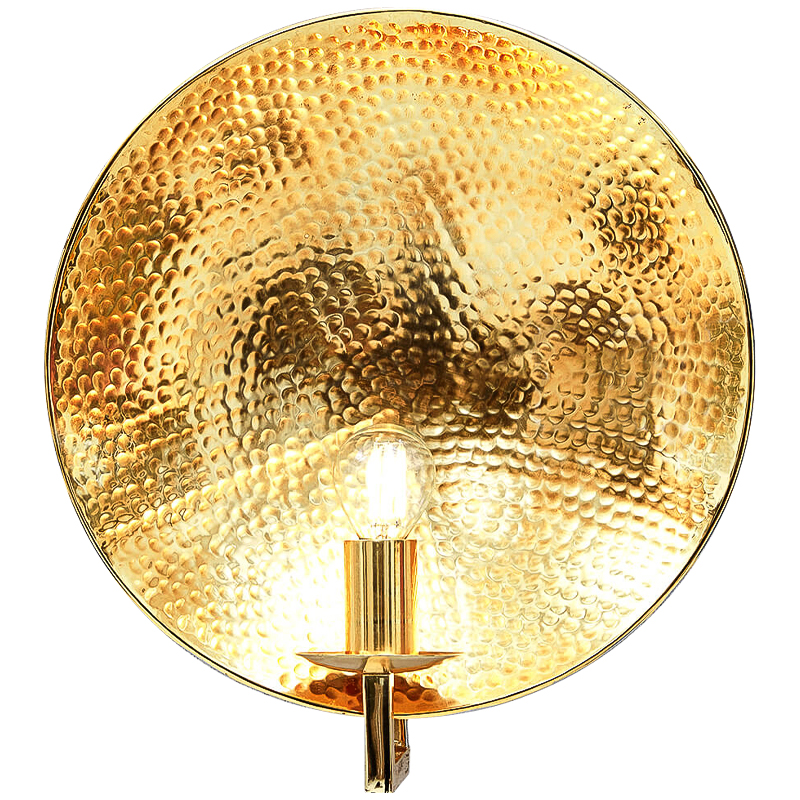Бра Amun Disk sconce Глянцевое золото Бра Amun Disk sconce Глянцевое золото в Кирове | Loft Concept