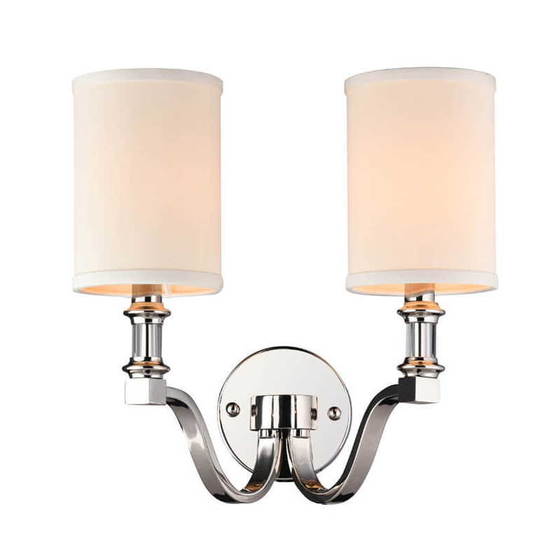 Бра Art Lamp Beige nickel 2 Никель Сатин Бежевый Бра Art Lamp Beige nickel 2 Никель Сатин Бежевый в Кирове | Loft Concept