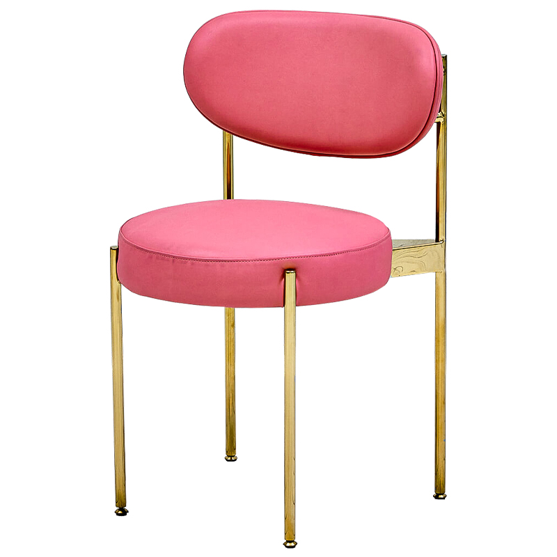Стул Alfie Chair Глянцевое золото Фуксия Стул Alfie Chair Глянцевое золото Фуксия в Кирове | Loft Concept