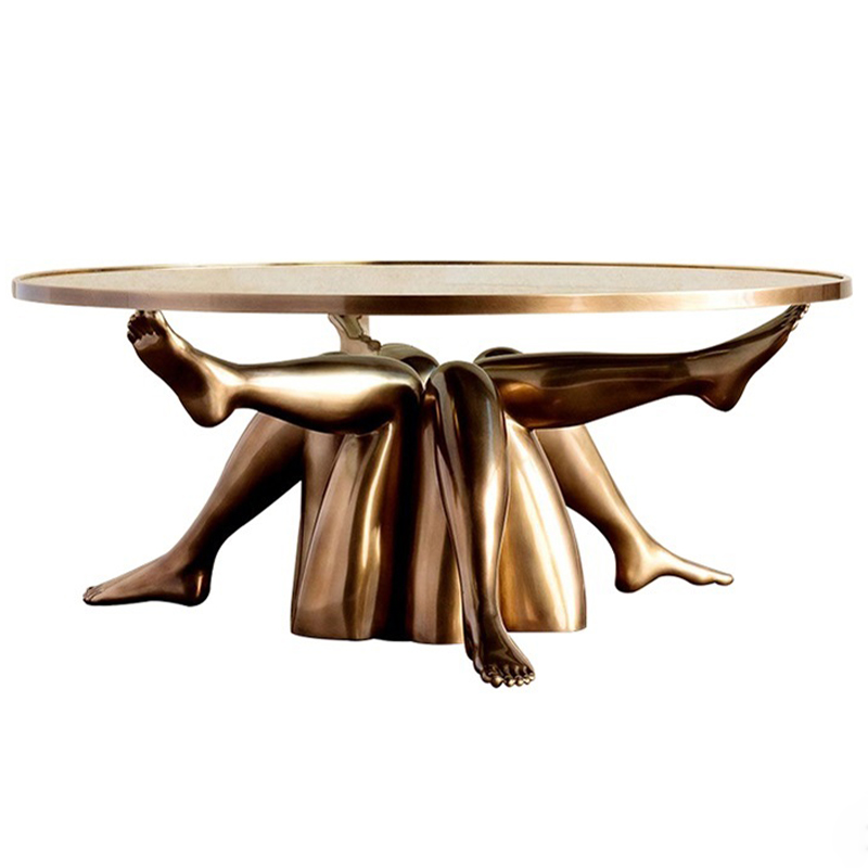 Журнальный стол дизайн Kelly Wearstler Superluxe Isadora Table Латунь Прозрачное Стекло Журнальный стол дизайн Kelly Wearstler Superluxe Isadora Table Латунь Прозрачное Стекло в Кирове | Loft Concept