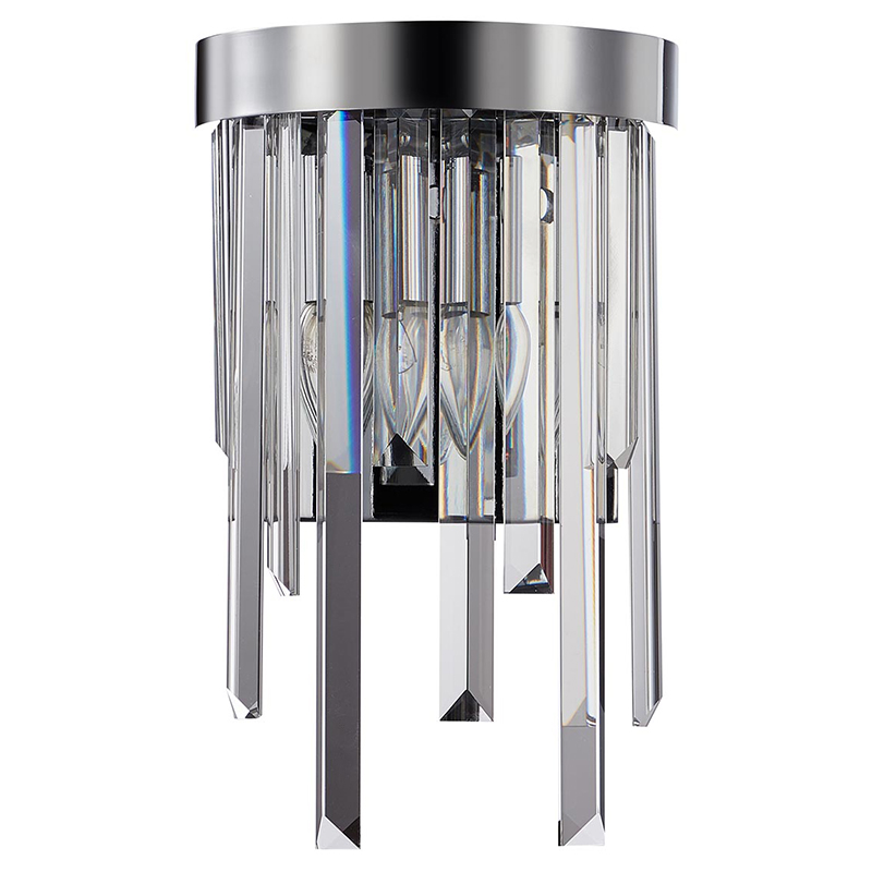 Бра Bennett Wall Lamp chrome Хром Прозрачный Бра Bennett Wall Lamp chrome Хром Прозрачный в Кирове | Loft Concept