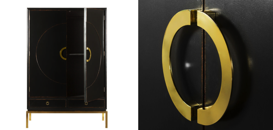Шкаф China Rack Black Шкаф China Rack Black - Loft-Concept в Кирове