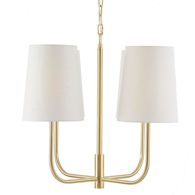 Люстра Abertha Chandelier Золотой Белый Люстра Abertha Chandelier Золотой Белый в Кирове | Loft Concept