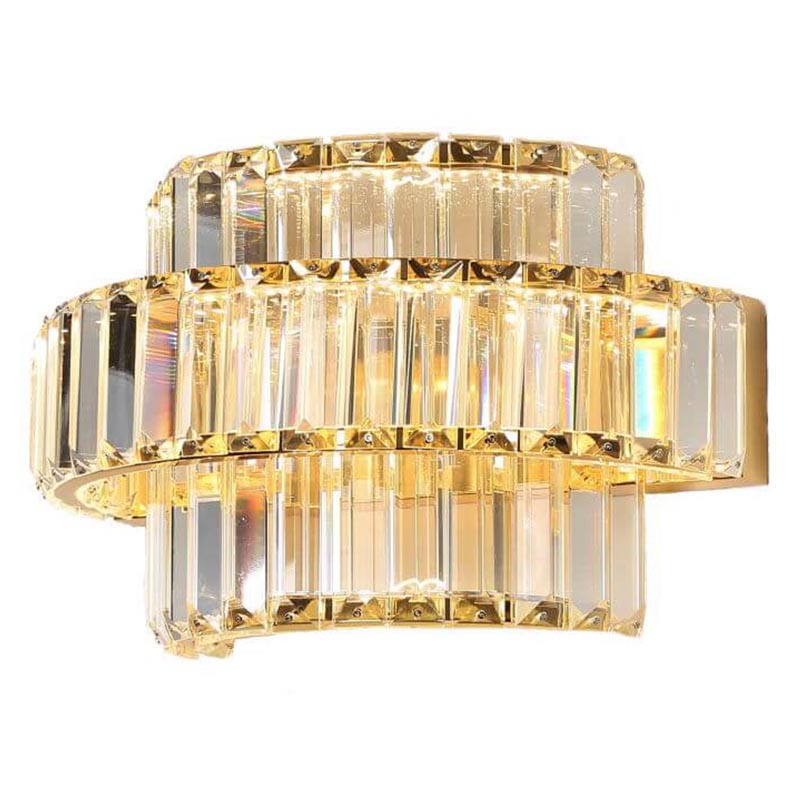 Бра Crystal Shine Linda Gold Wall Lamp B Золотой Прозрачный (Transparent) Бра Crystal Shine Linda Gold Wall Lamp B Золотой Прозрачный (Transparent) в Кирове | Loft Concept