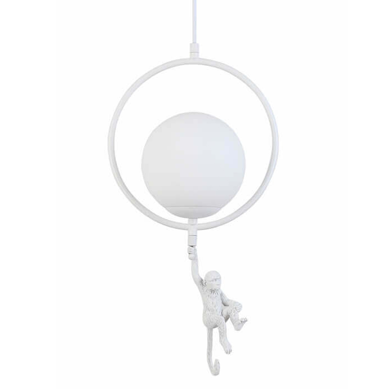 Подвесной светильник Hanging Monkey under Белый Подвесной светильник Hanging Monkey under Белый в Кирове | Loft Concept