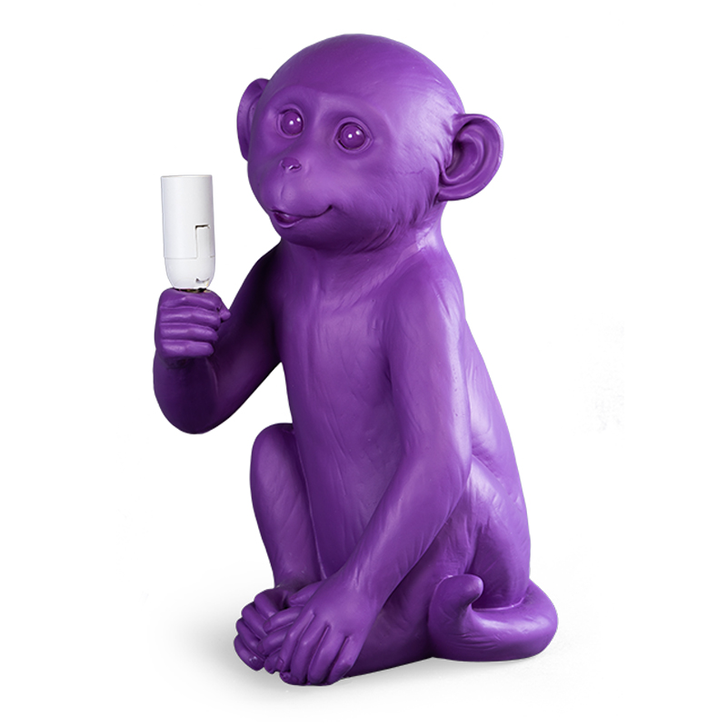 Настольная лампа Purple Monkey Фиолетовый в Кирове | Loft Concept 
