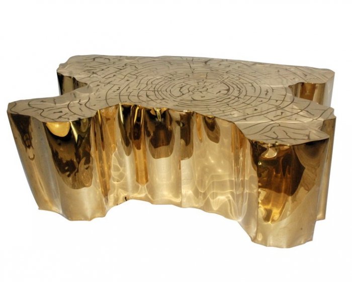 Дизайнерский кофейный стол Eden Table Золотой Дизайнерский кофейный стол Eden Table Золотой в Кирове | Loft Concept