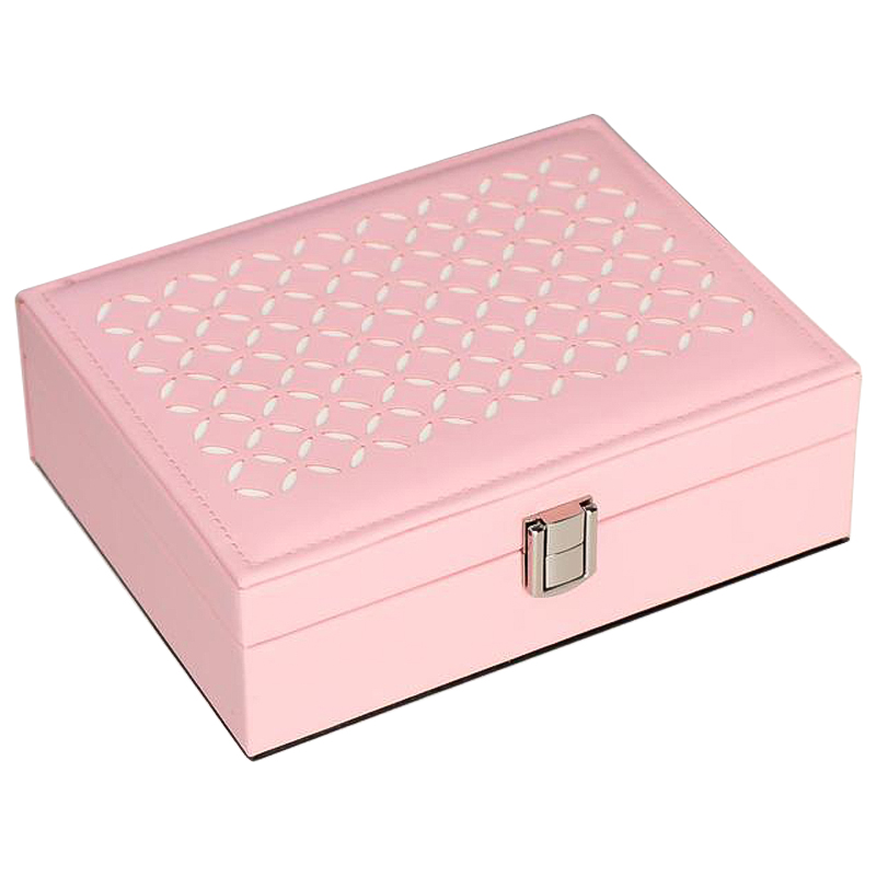 Шкатулка Varda Jewerly Organizer Box pink Розовый Шкатулка Varda Jewerly Organizer Box pink Розовый в Кирове | Loft Concept