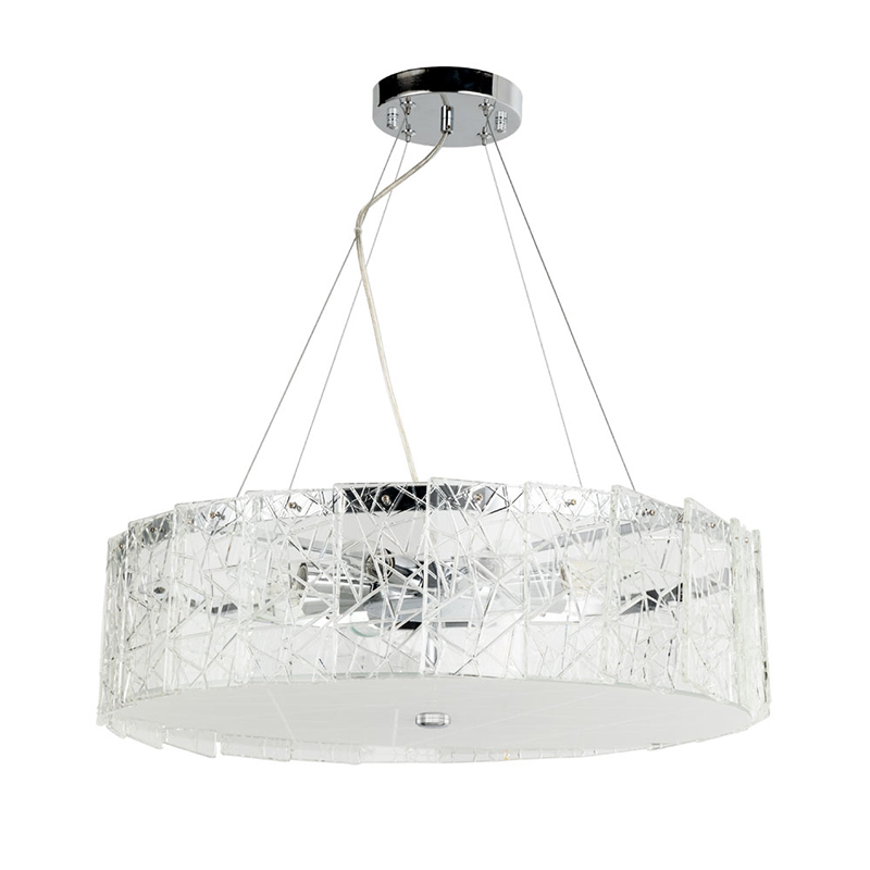 Люстра Alvaro Crystal Round Chandelier Прозрачный Хром Люстра Alvaro Crystal Round Chandelier Прозрачный Хром в Кирове | Loft Concept