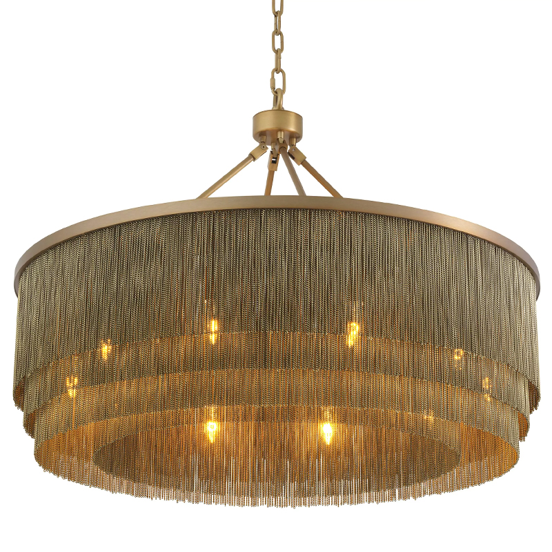 Люстра Eichholtz Chandelier Tissot L Brass Латунь Люстра Eichholtz Chandelier Tissot L Brass Латунь в Кирове | Loft Concept