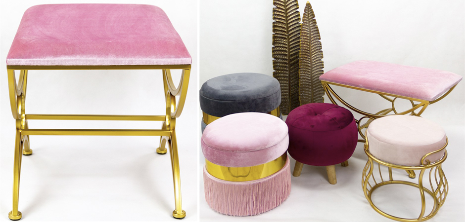 Пуф Art Deco Shapes Pink - Loft-Concept в Кирове