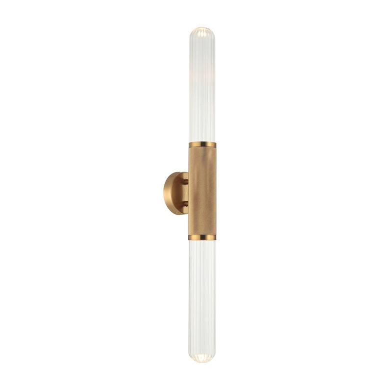 Бра Grover Gold Transparent Wall Lamp Латунь Бра Grover Gold Transparent Wall Lamp Латунь в Кирове | Loft Concept