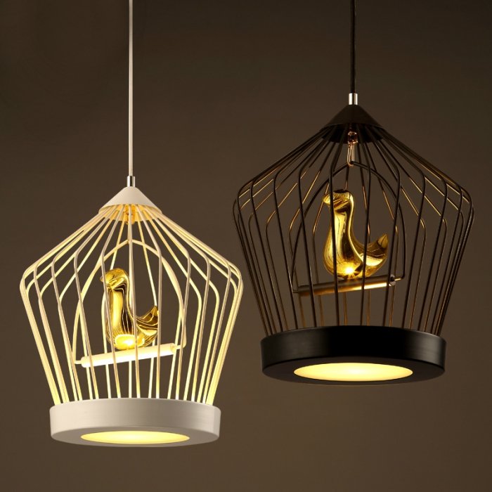 Подвесной светильник Cage Golden Bird Подвесной светильник Cage Golden Bird в Кирове | Loft Concept