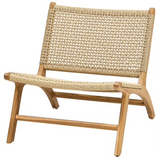 Кресло Wicker Rana lounge Chair Бежевый Кресло Wicker Rana lounge Chair Бежевый в Кирове | Loft Concept
